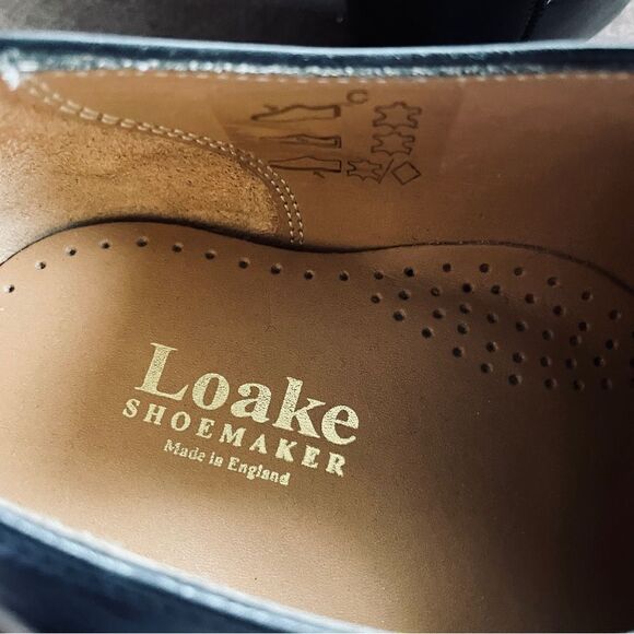 New in Box Loake Mens lace up brogues Made In England handmade 8 US 41 EUR - Picture 5 of 12